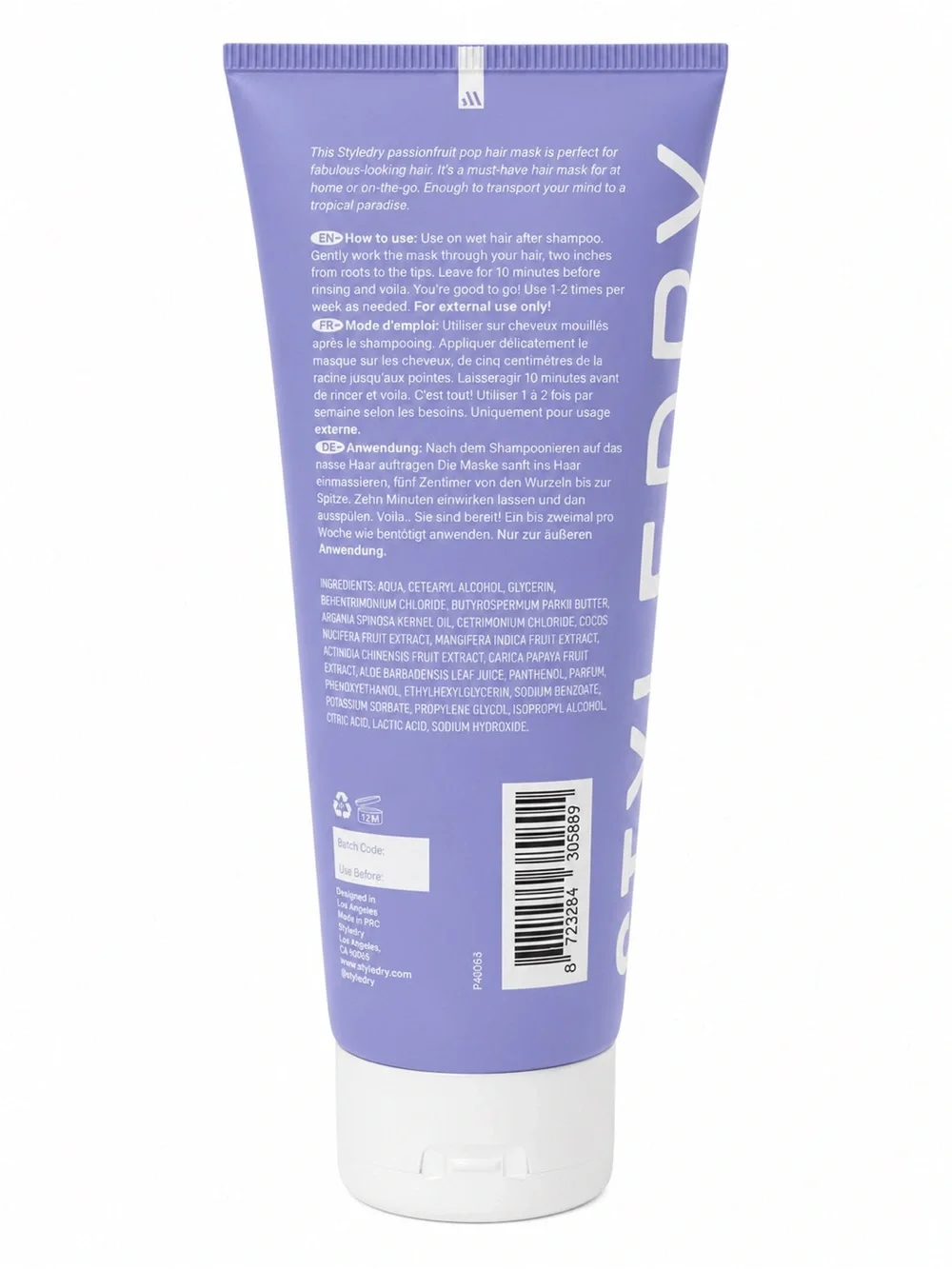 NAK Hair Mask Passionfruit Pop - Lavender